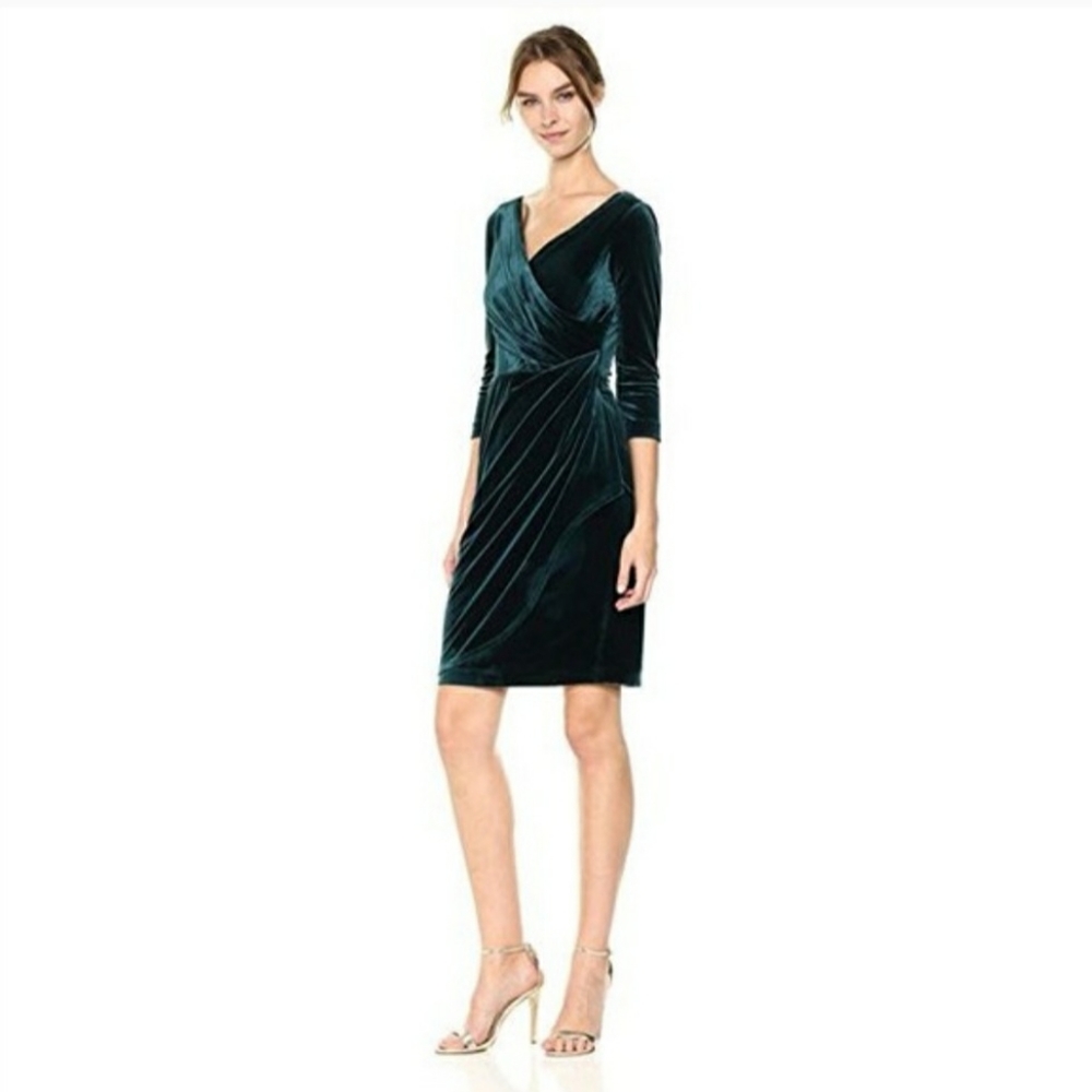 Betsey Johnson green velvet dress